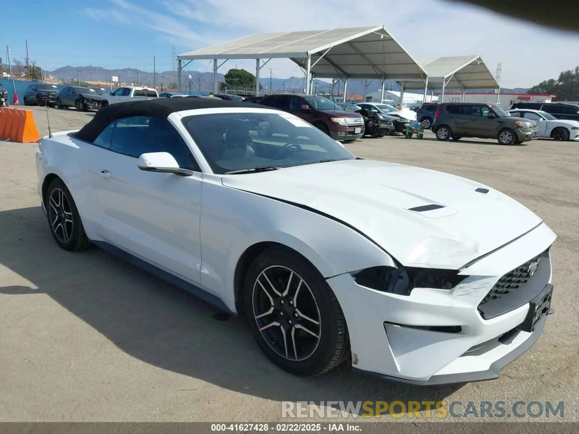 1 Photograph of a damaged car 1FATP8UH8K5188379 FORD MUSTANG 2019