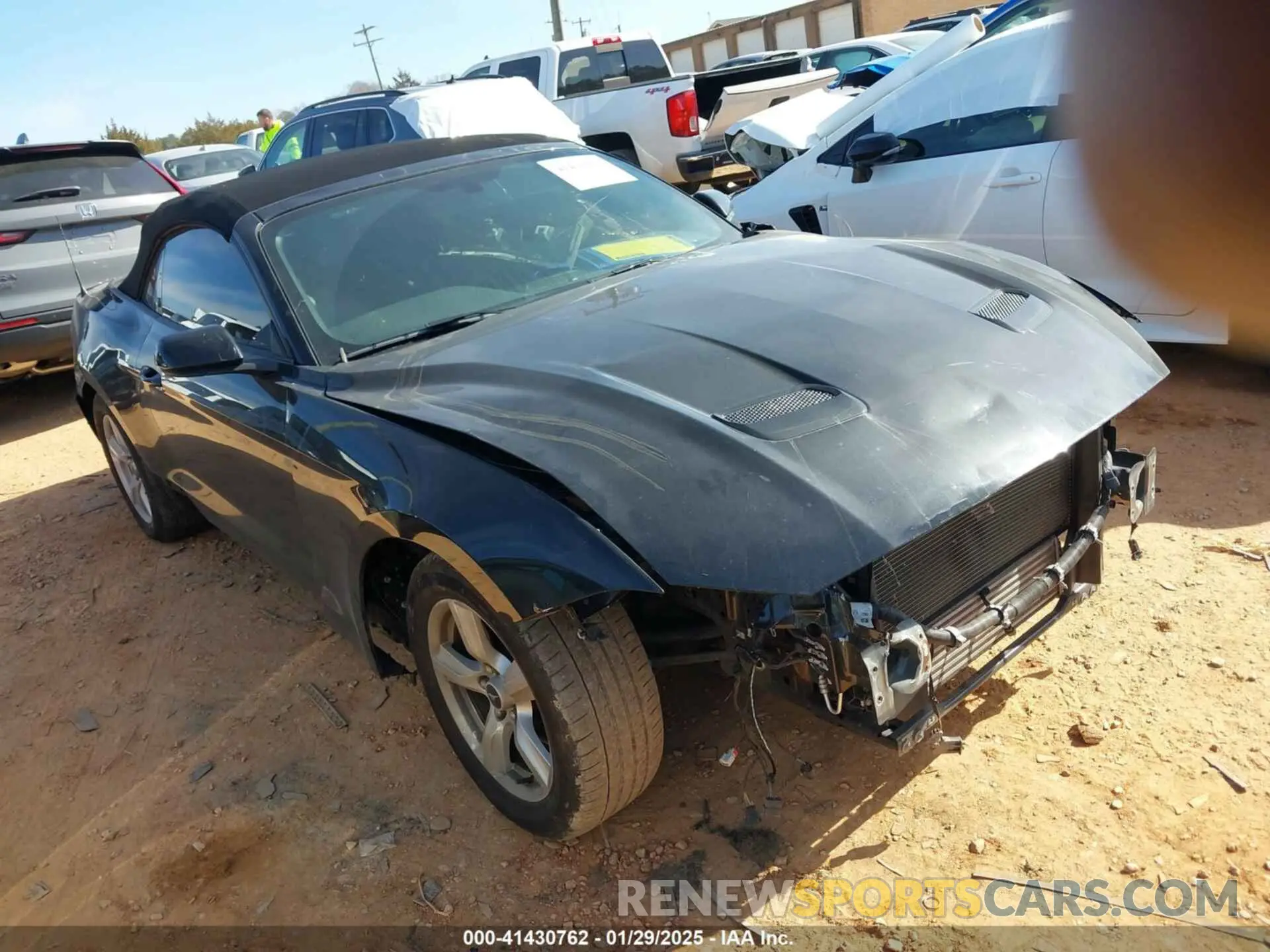 1 Photograph of a damaged car 1FATP8UH9K5193803 FORD MUSTANG 2019