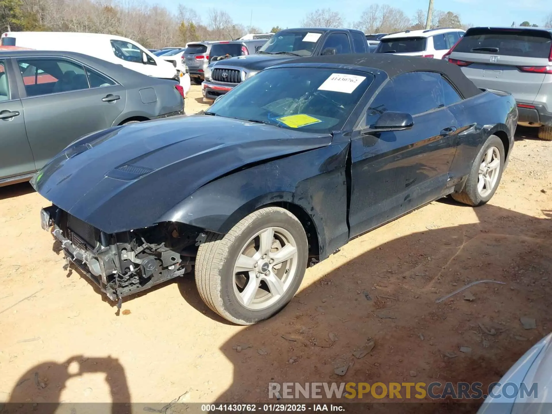2 Photograph of a damaged car 1FATP8UH9K5193803 FORD MUSTANG 2019