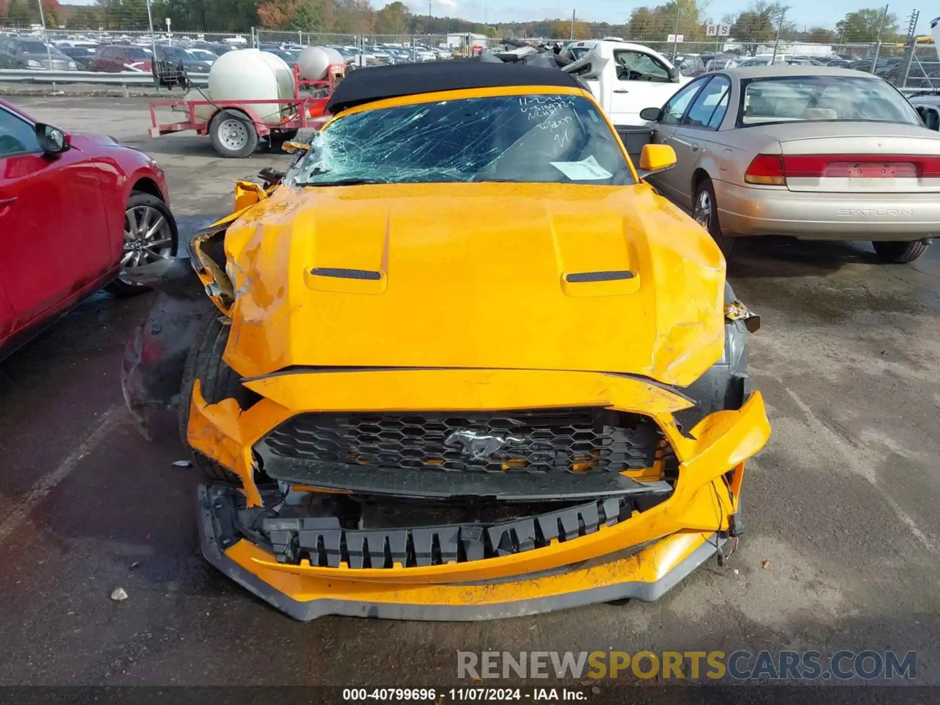 11 Photograph of a damaged car 1FATP8UHXK5159725 FORD MUSTANG 2019