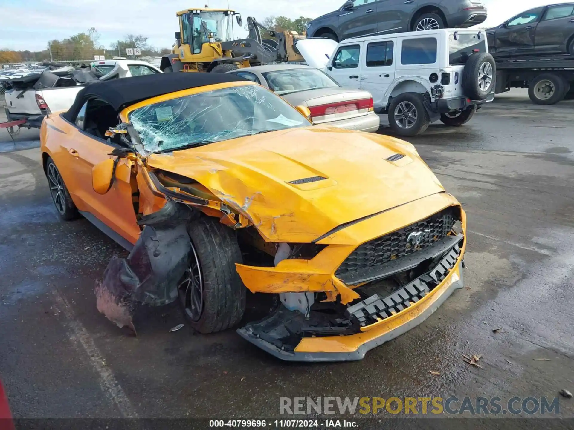 6 Photograph of a damaged car 1FATP8UHXK5159725 FORD MUSTANG 2019