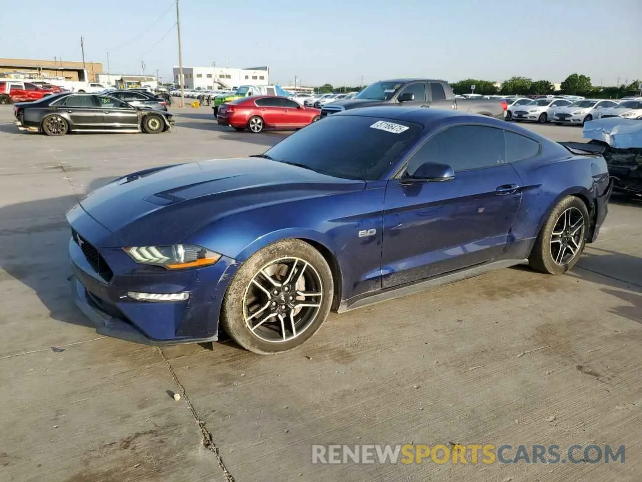 1 Photograph of a damaged car 1FA6P8CF0L5130233 FORD MUSTANG 2020