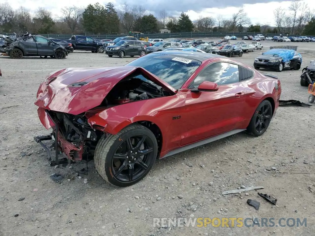 1 Photograph of a damaged car 1FA6P8CF0L5145203 FORD MUSTANG 2020