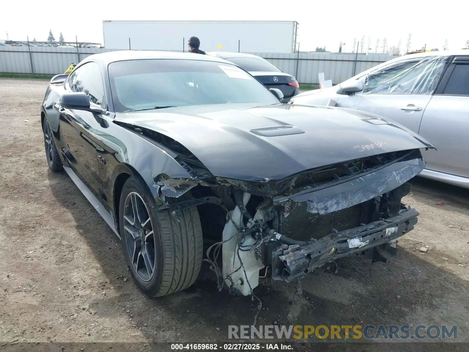 1 Photograph of a damaged car 1FA6P8CF1L5136218 FORD MUSTANG 2020