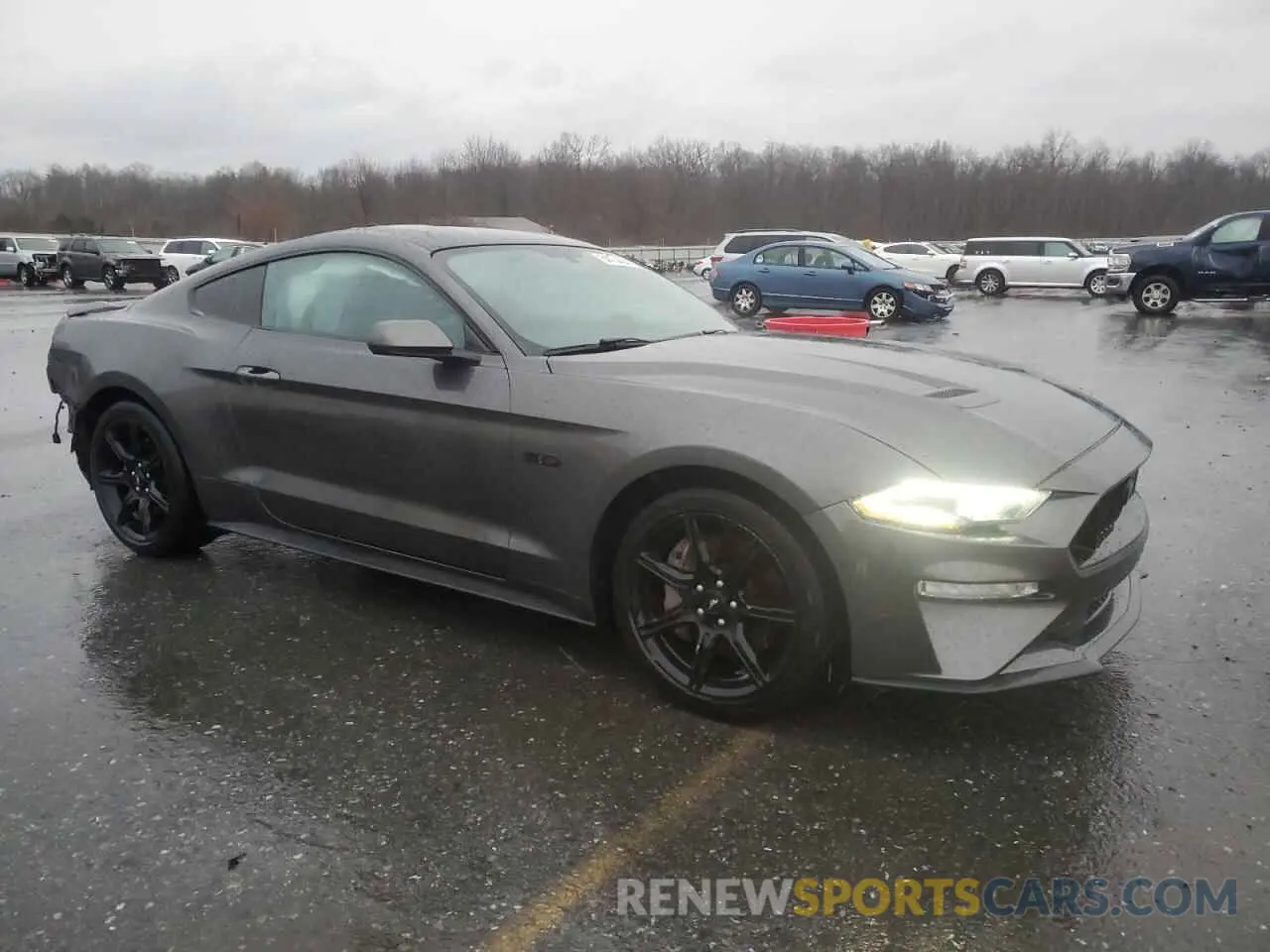 4 Photograph of a damaged car 1FA6P8CF1L5181546 FORD MUSTANG 2020