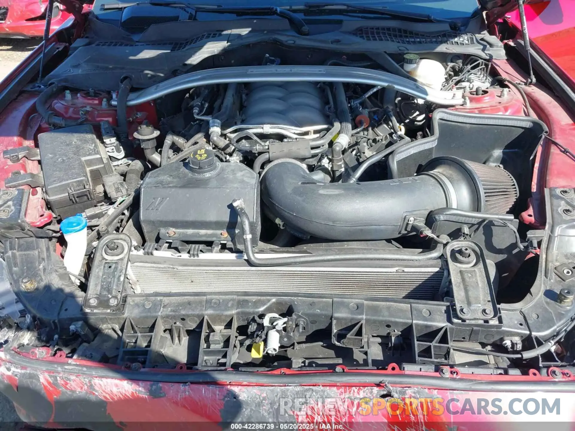 10 Photograph of a damaged car 1FA6P8CF2L5177375 FORD MUSTANG 2020