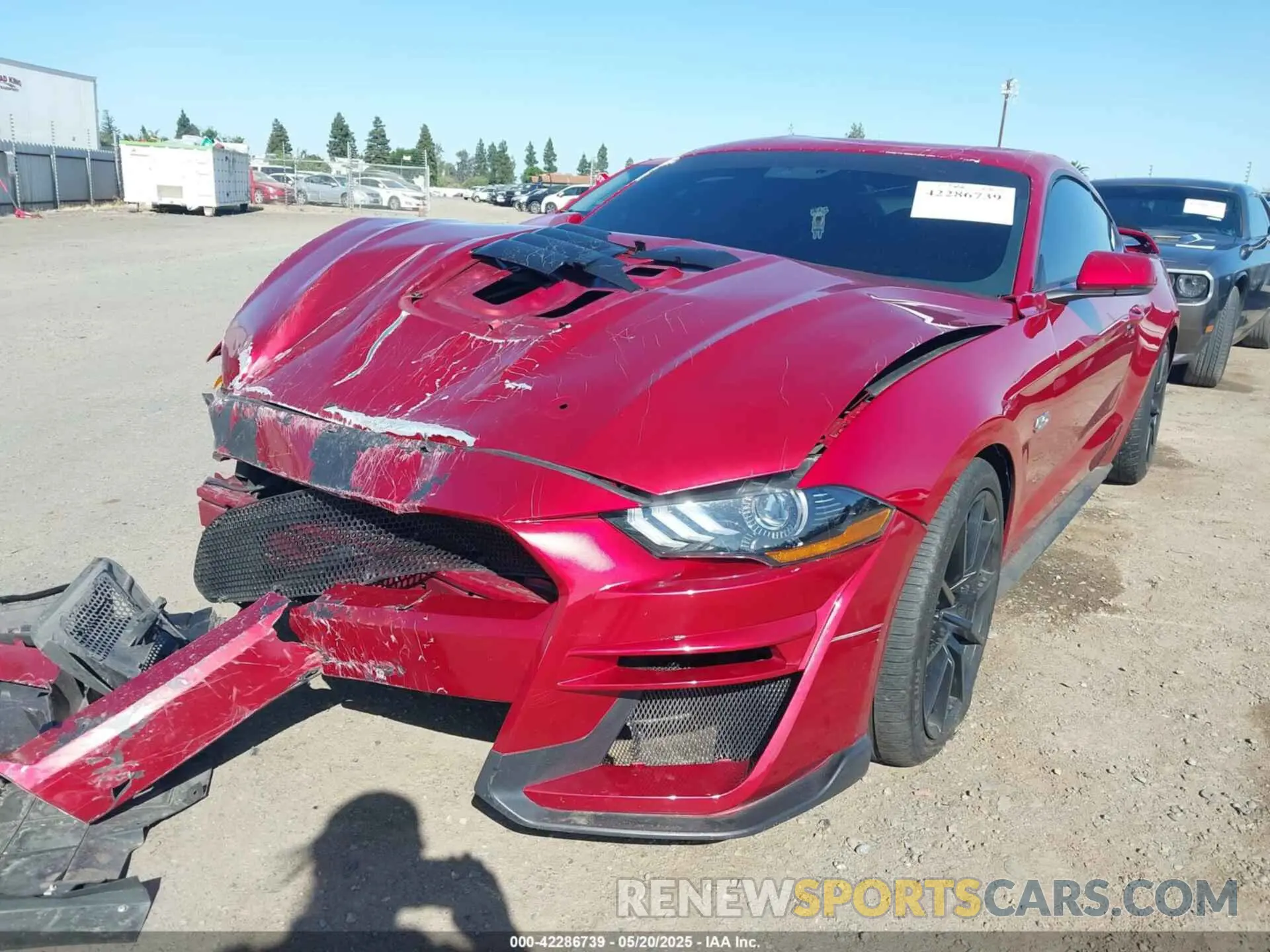 2 Photograph of a damaged car 1FA6P8CF2L5177375 FORD MUSTANG 2020