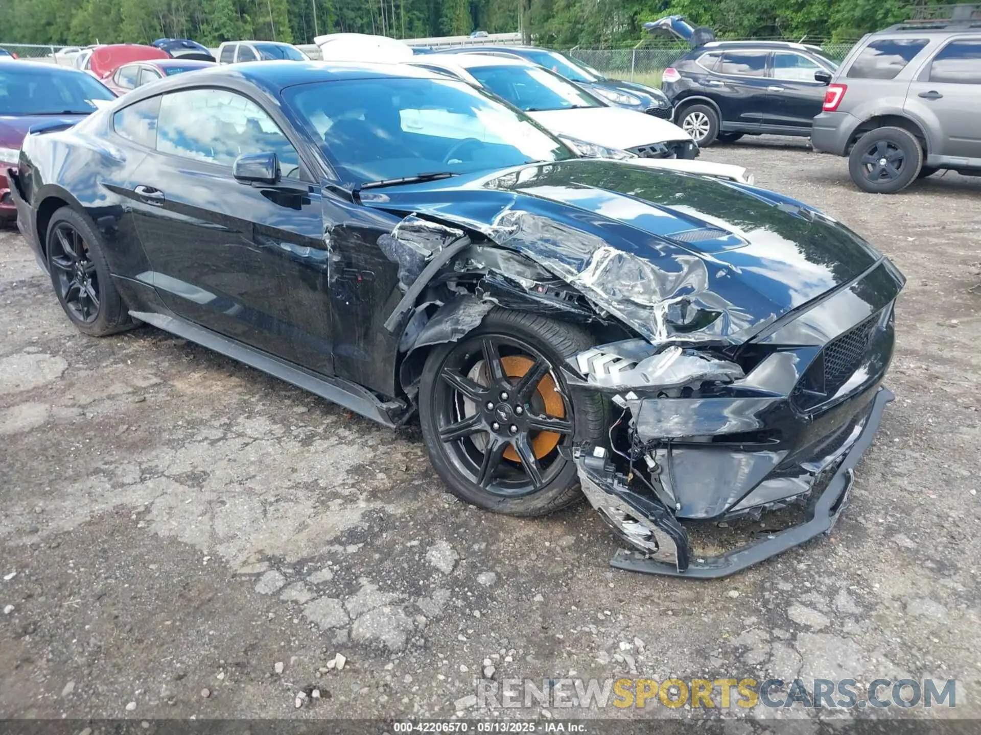 1 Photograph of a damaged car 1FA6P8CF3L5168510 FORD MUSTANG 2020