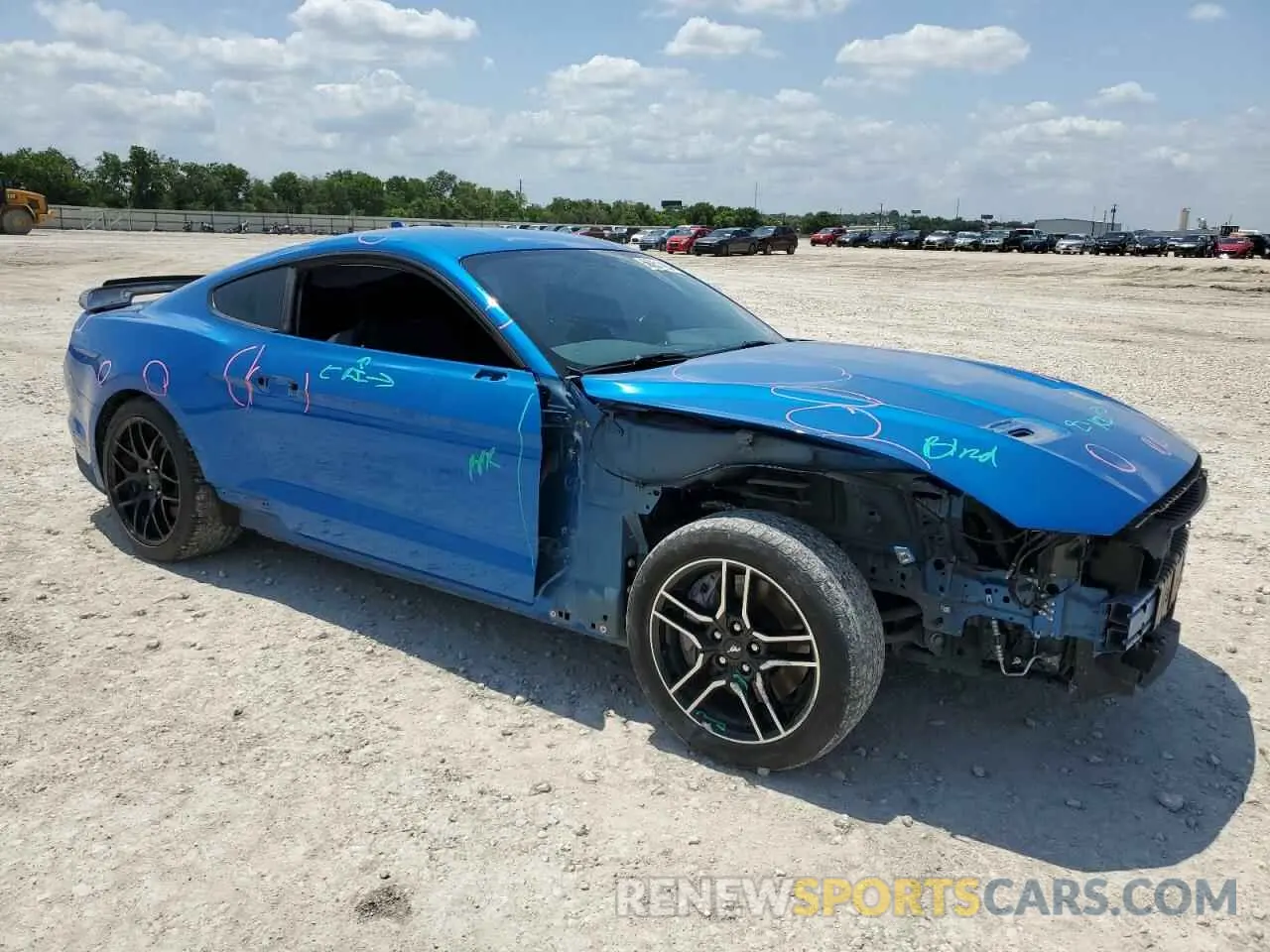 4 Photograph of a damaged car 1FA6P8CF3L5187395 FORD MUSTANG 2020