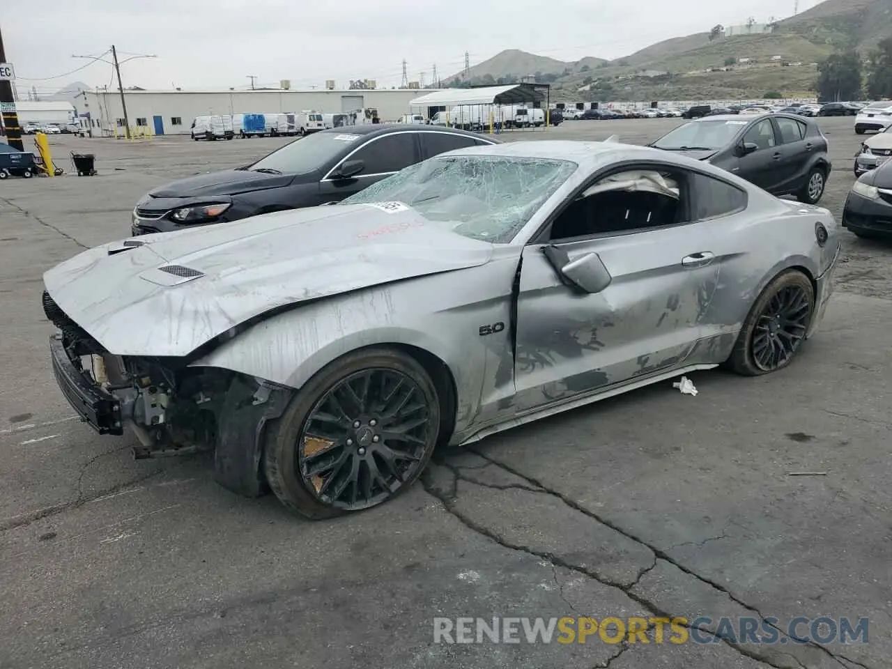 1 Photograph of a damaged car 1FA6P8CF4L5146709 FORD MUSTANG 2020