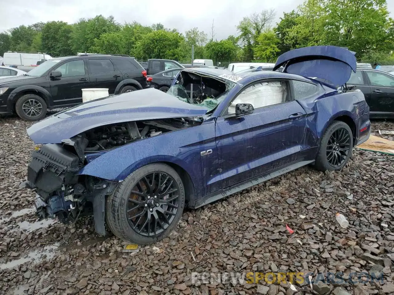 1 Photograph of a damaged car 1FA6P8CF4L5161372 FORD MUSTANG 2020