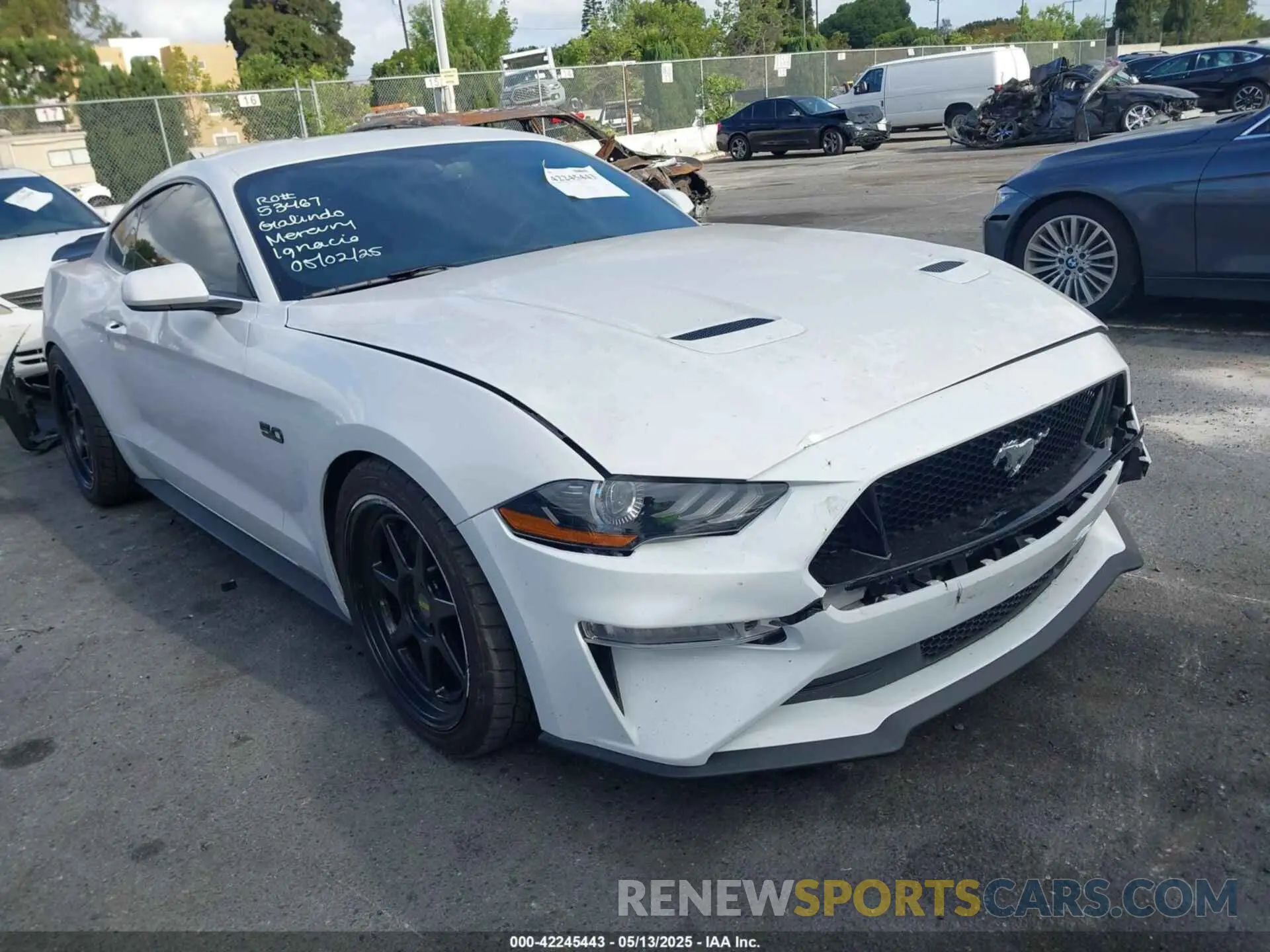 1 Photograph of a damaged car 1FA6P8CF4L5191133 FORD MUSTANG 2020