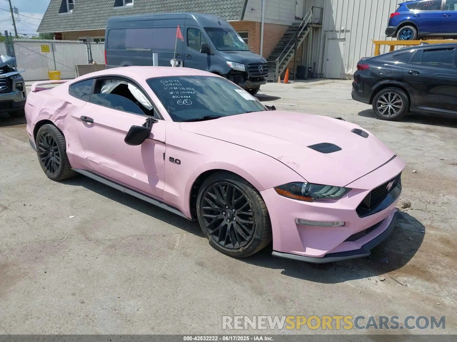 1 Photograph of a damaged car 1FA6P8CF5L5167150 FORD MUSTANG 2020