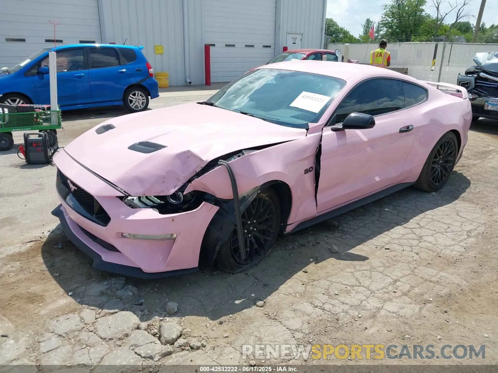 2 Photograph of a damaged car 1FA6P8CF5L5167150 FORD MUSTANG 2020
