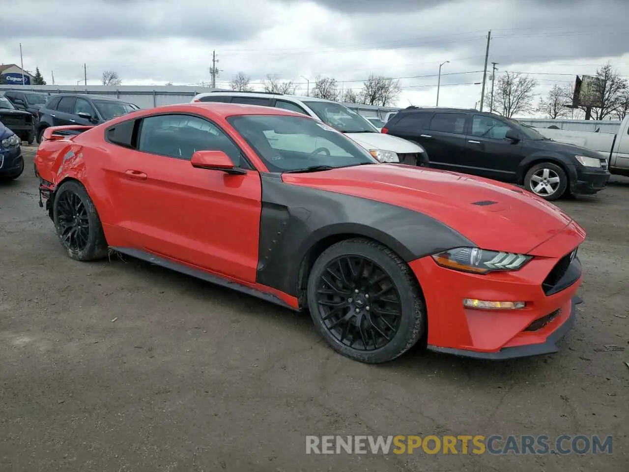 4 Photograph of a damaged car 1FA6P8CF6L5169585 FORD MUSTANG 2020