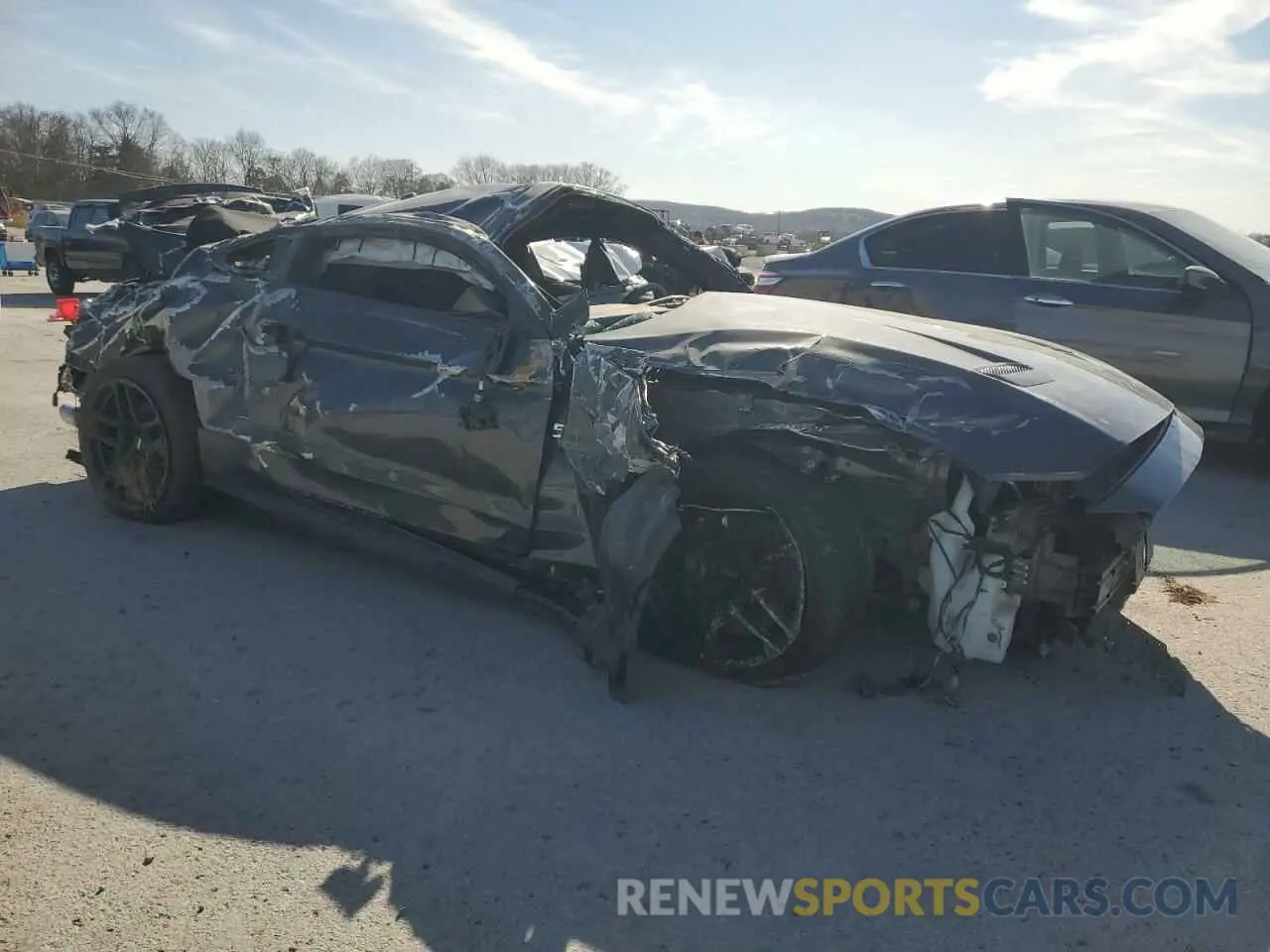 4 Photograph of a damaged car 1FA6P8CF7L5123022 FORD MUSTANG 2020
