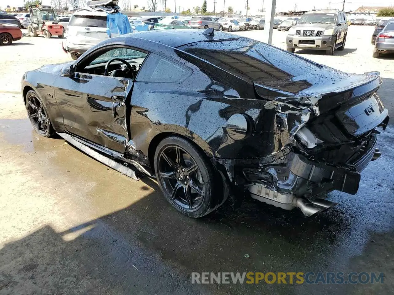 2 Photograph of a damaged car 1FA6P8CF7L5158501 FORD MUSTANG 2020