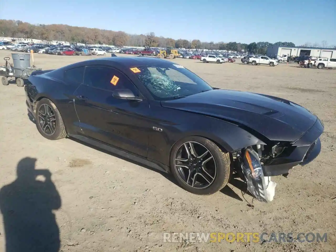 4 Photograph of a damaged car 1FA6P8CF7L5167280 FORD MUSTANG 2020