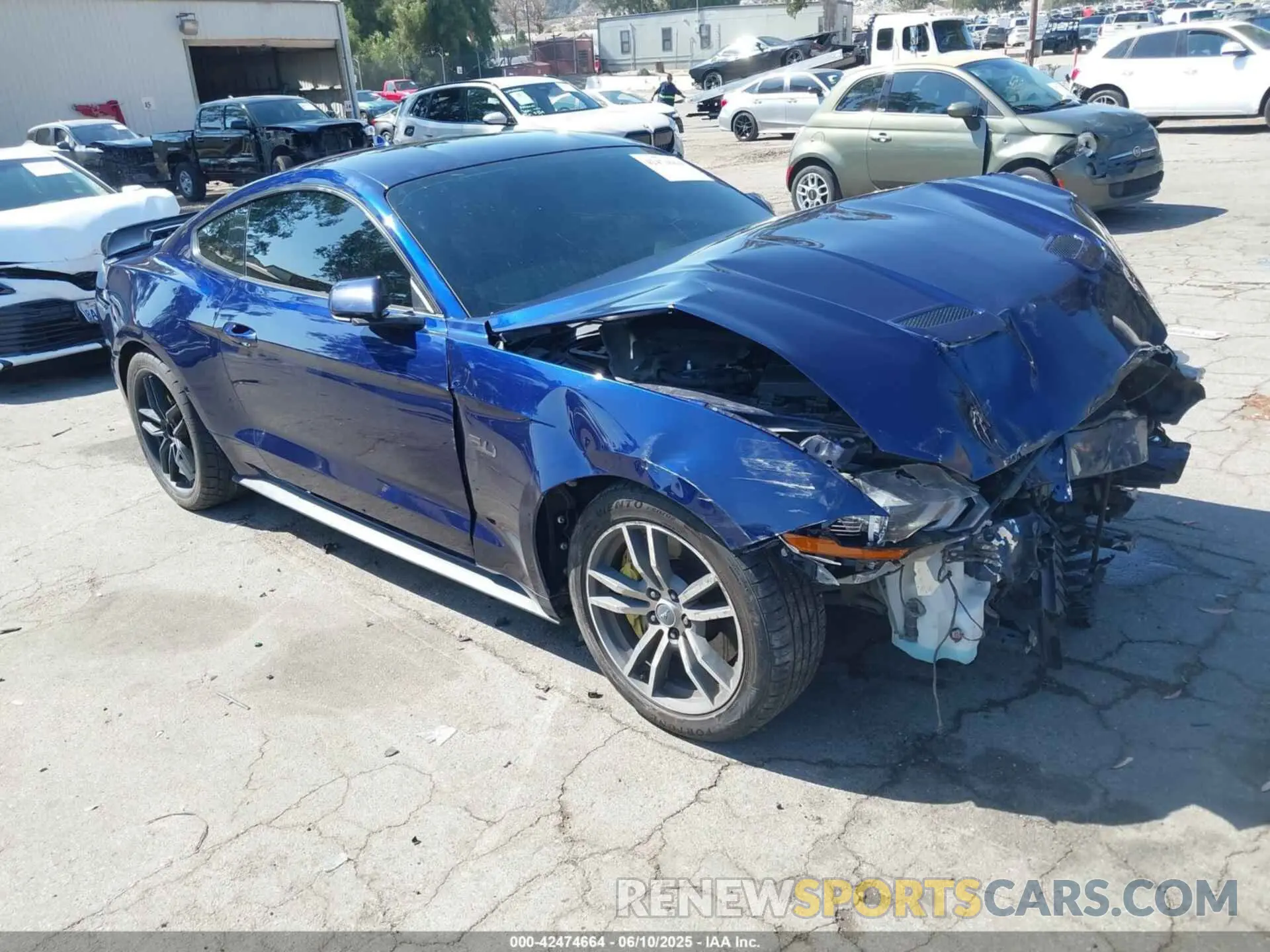 1 Photograph of a damaged car 1FA6P8CF7L5189263 FORD MUSTANG 2020