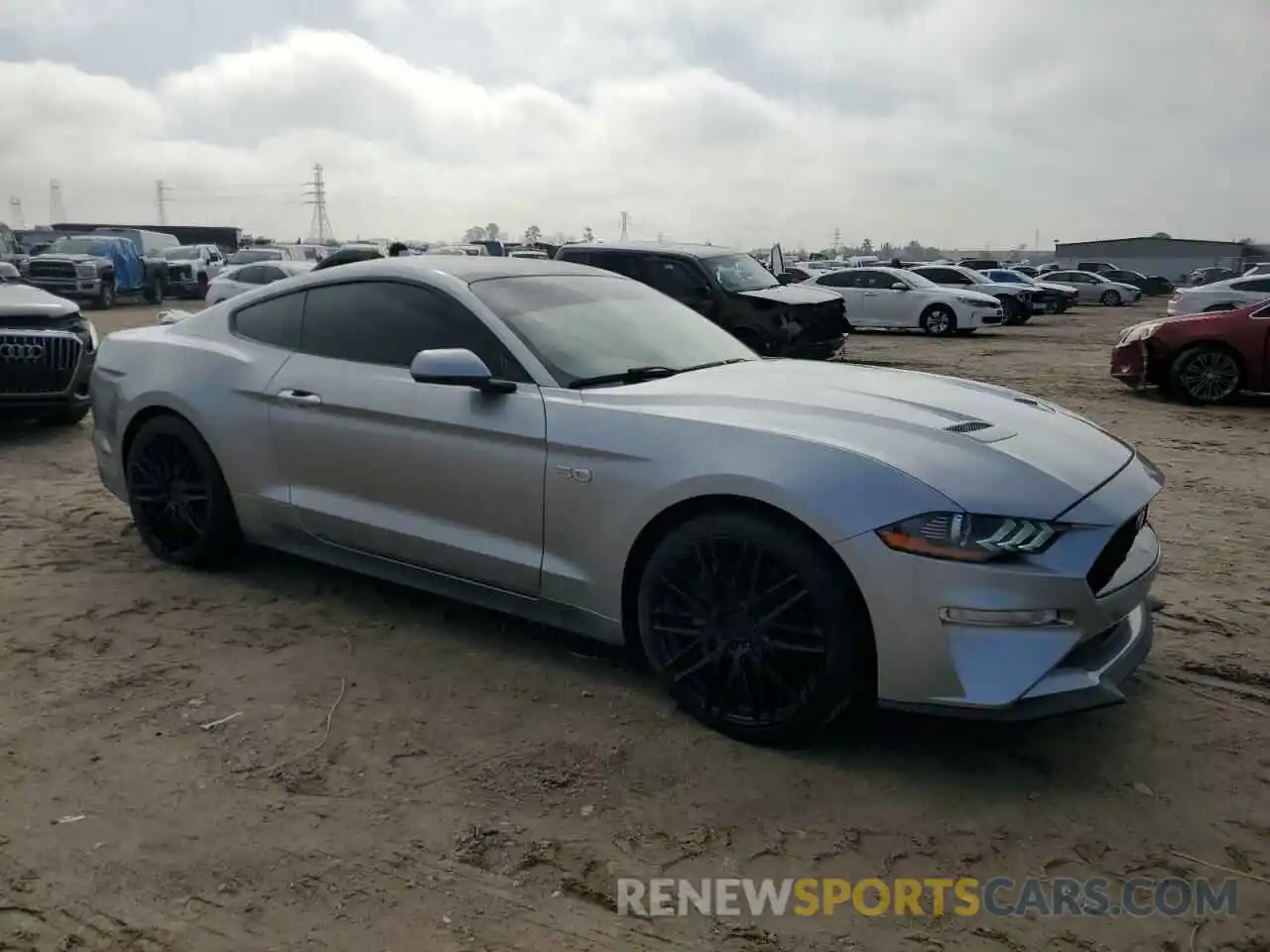 4 Photograph of a damaged car 1FA6P8CF7L5191787 FORD MUSTANG 2020