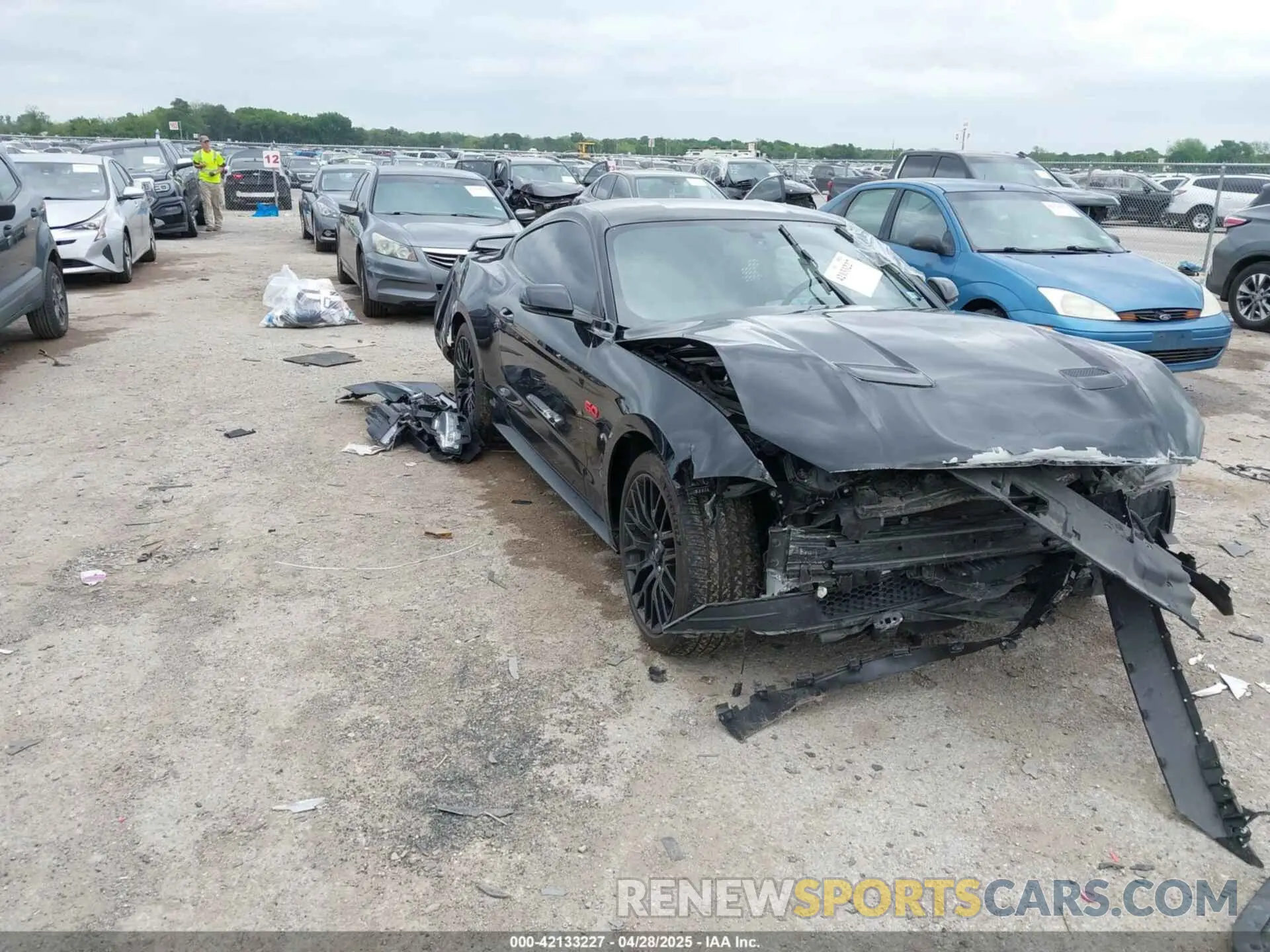 1 Photograph of a damaged car 1FA6P8CF8L5124454 FORD MUSTANG 2020