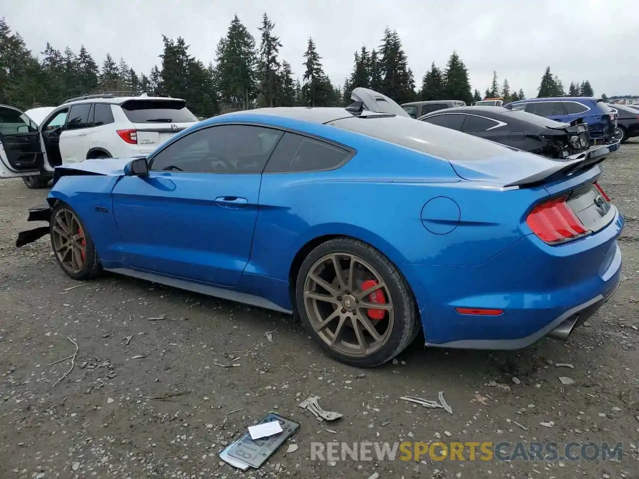 2 Photograph of a damaged car 1FA6P8CF8L5142078 FORD MUSTANG 2020