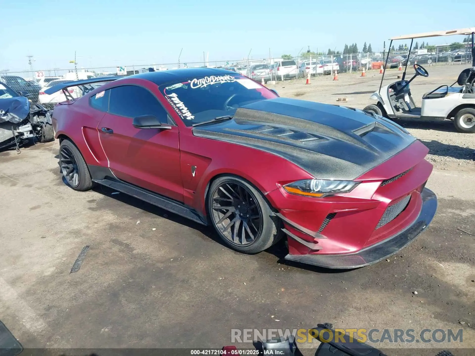 1 Photograph of a damaged car 1FA6P8CF9L5183321 FORD MUSTANG 2020