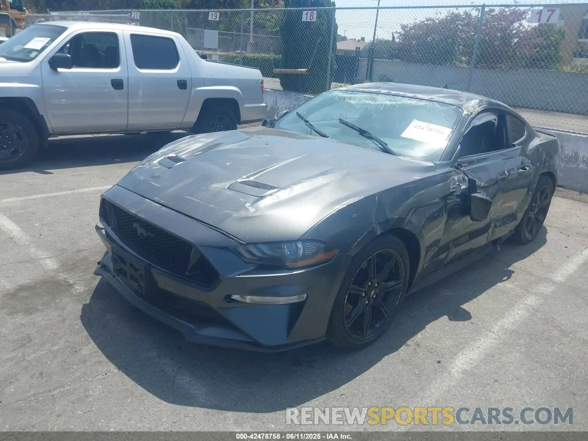 2 Photograph of a damaged car 1FA6P8CF9L5187496 FORD MUSTANG 2020