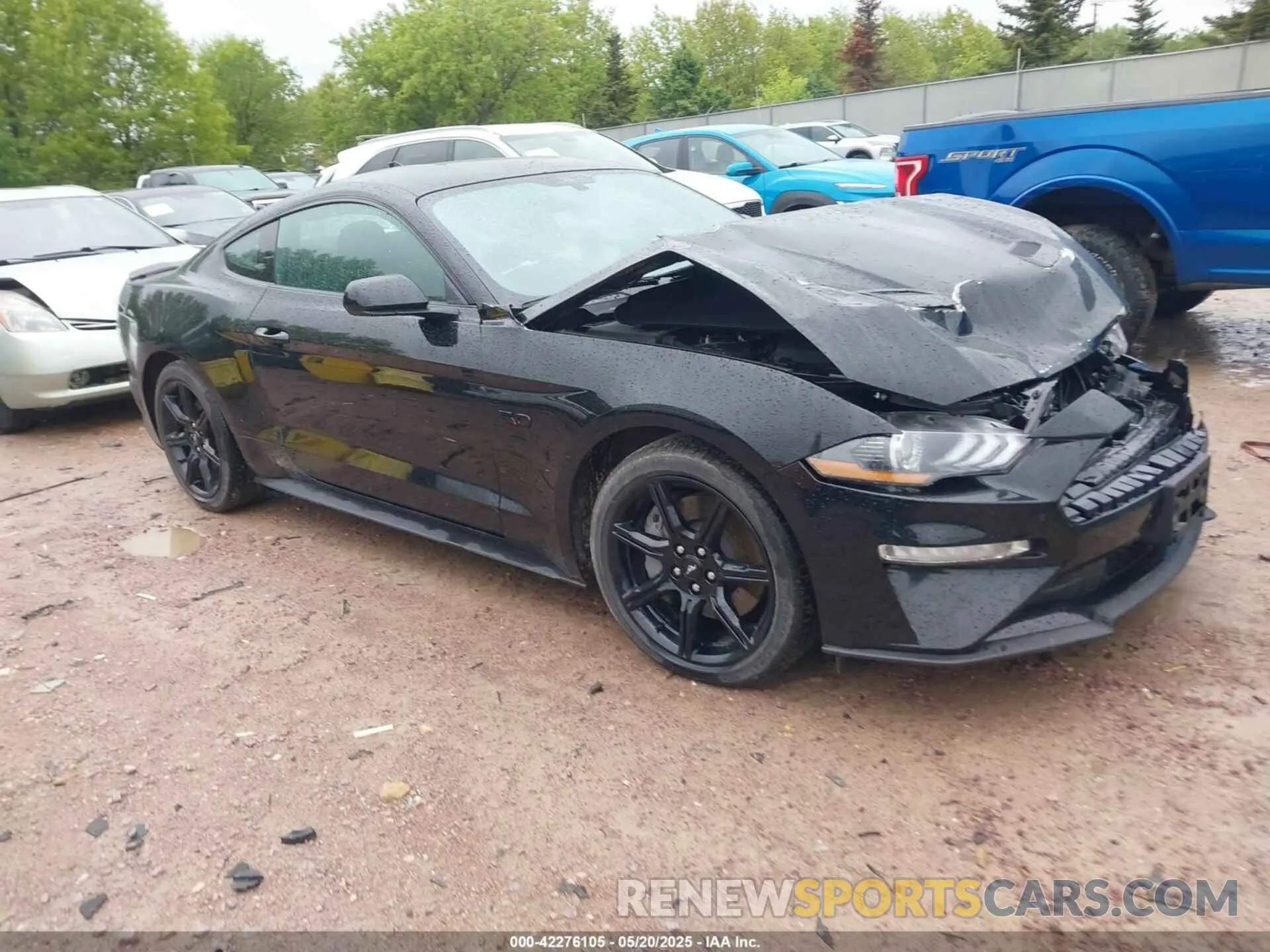 1 Photograph of a damaged car 1FA6P8CFXL5158685 FORD MUSTANG 2020