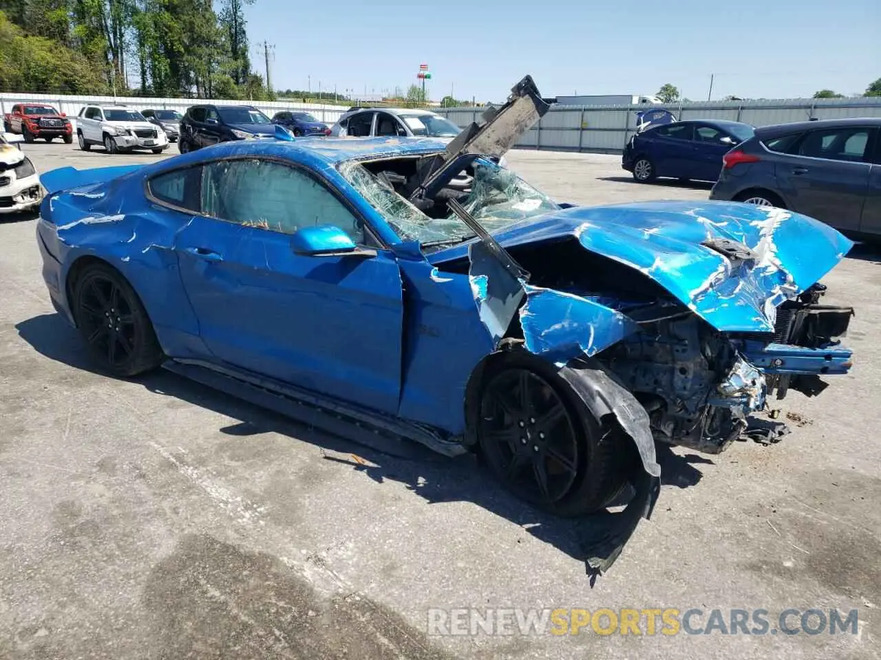 4 Photograph of a damaged car 1FA6P8CFXL5174241 FORD MUSTANG 2020