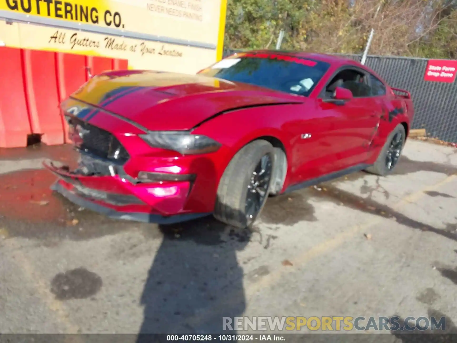 2 Photograph of a damaged car 1FA6P8CFXL5176877 FORD MUSTANG 2020