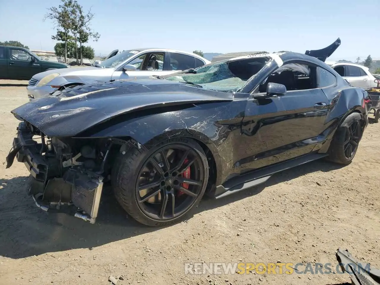 1 Photograph of a damaged car 1FA6P8SJ1L5502183 FORD MUSTANG 2020