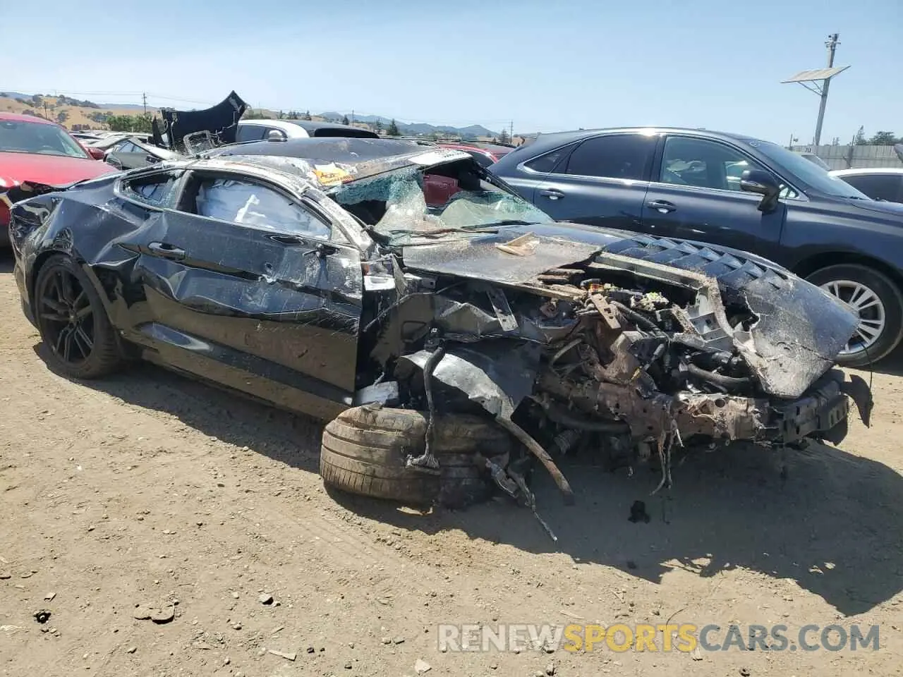 4 Photograph of a damaged car 1FA6P8SJ1L5502183 FORD MUSTANG 2020