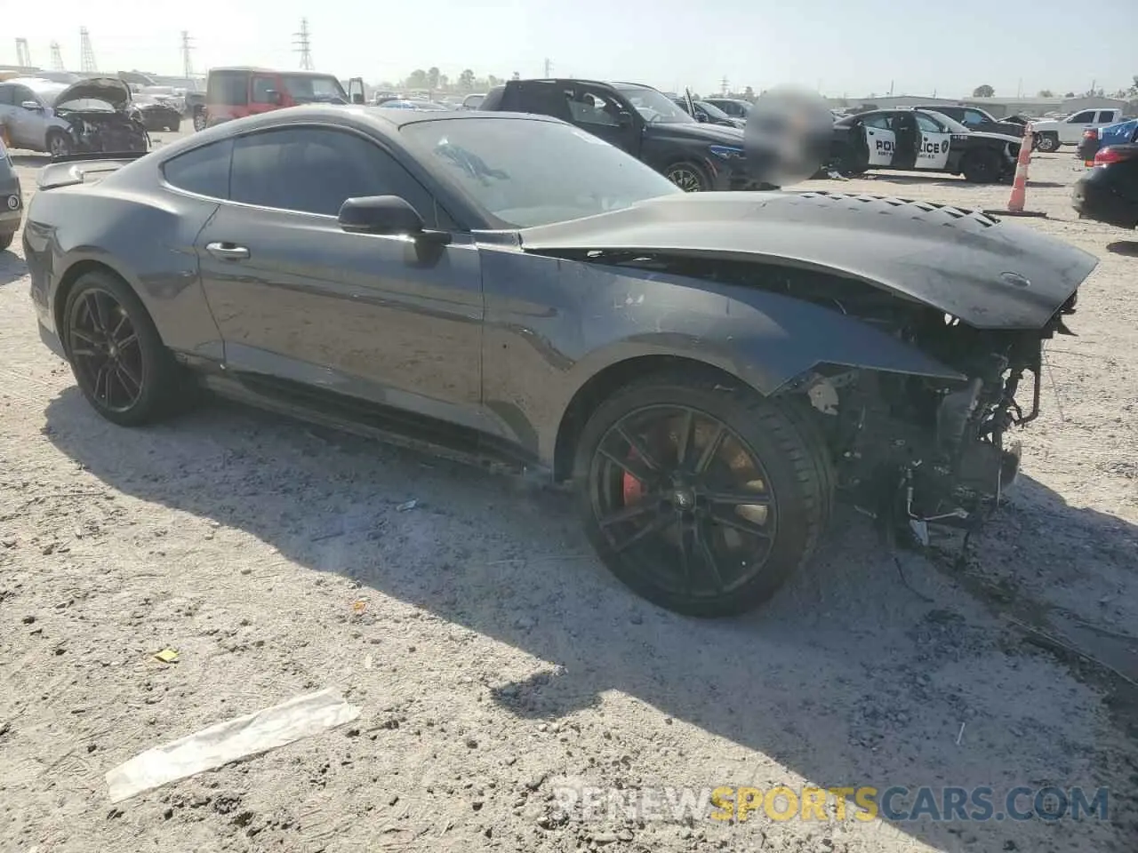 4 Photograph of a damaged car 1FA6P8SJXL5504191 FORD MUSTANG 2020