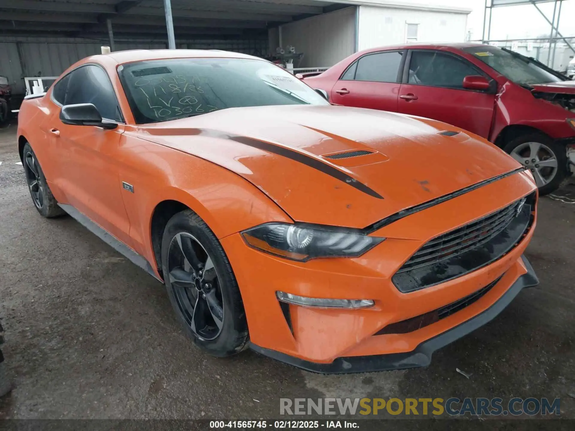 1 Photograph of a damaged car 1FA6P8TD8L5103067 FORD MUSTANG 2020