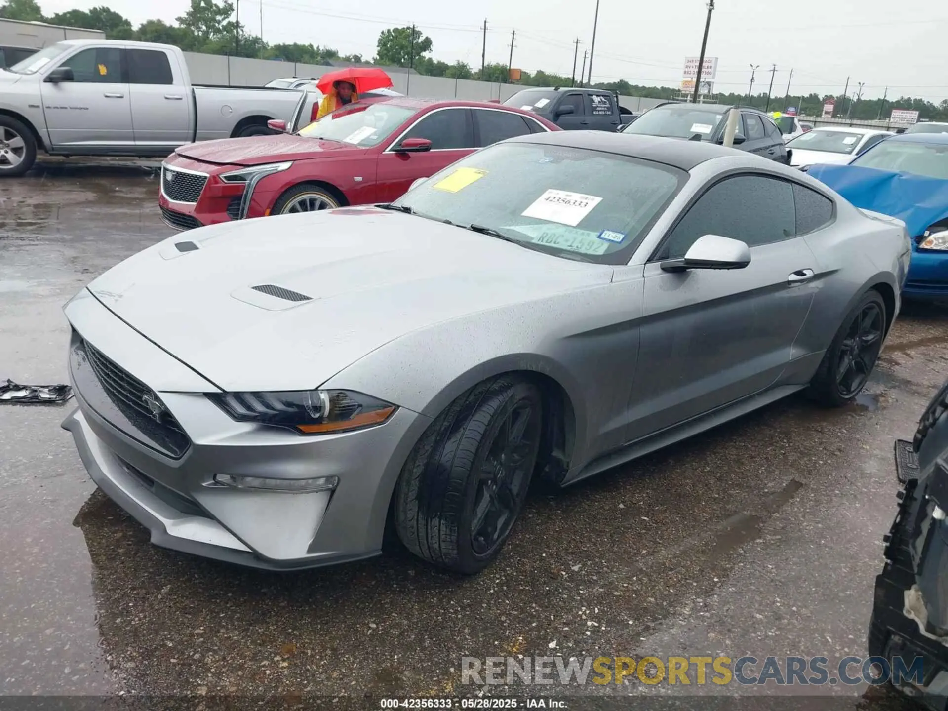 2 Photograph of a damaged car 1FA6P8TD8L5173121 FORD MUSTANG 2020