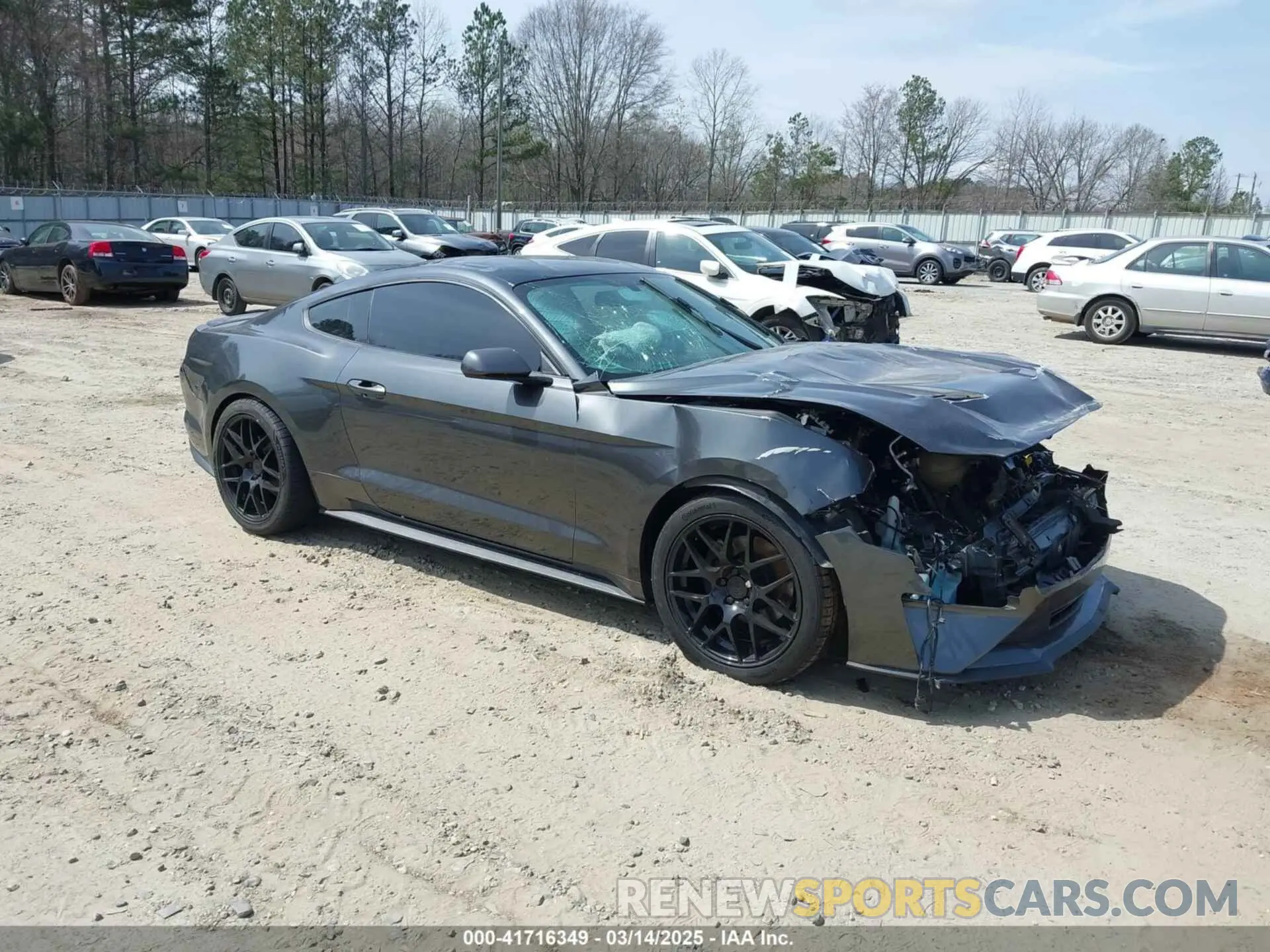 1 Photograph of a damaged car 1FA6P8TH1L5108453 FORD MUSTANG 2020