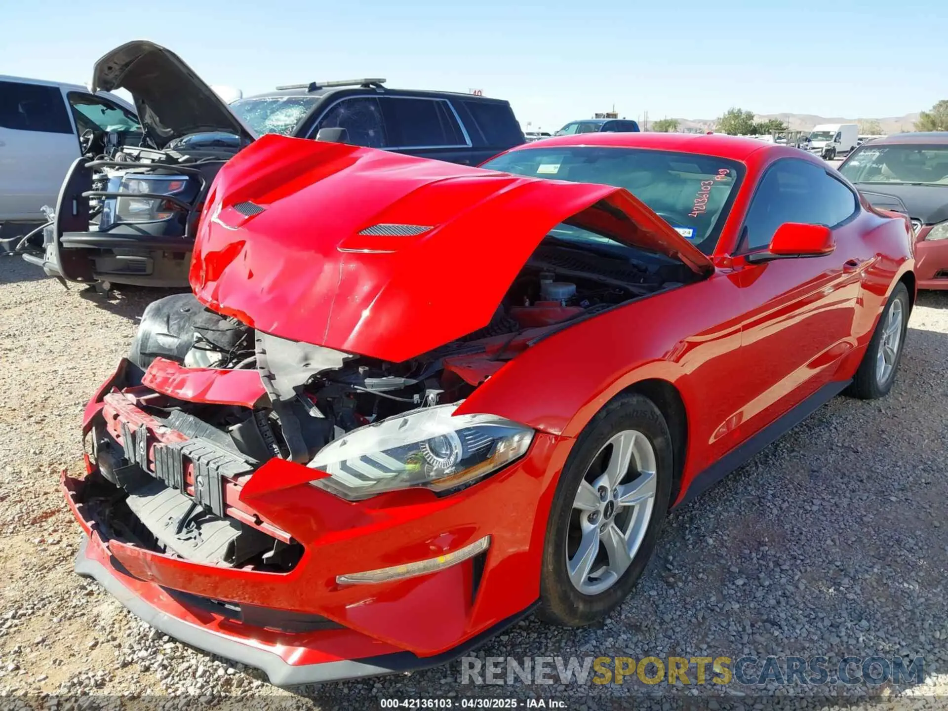 6 Photograph of a damaged car 1FA6P8TH1L5146359 FORD MUSTANG 2020