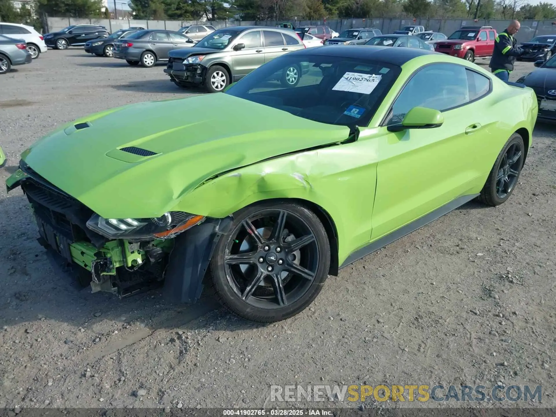 2 Photograph of a damaged car 1FA6P8TH1L5182312 FORD MUSTANG 2020