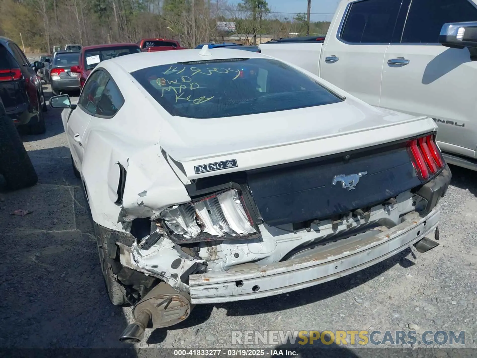3 Photograph of a damaged car 1FA6P8TH2L5149304 FORD MUSTANG 2020