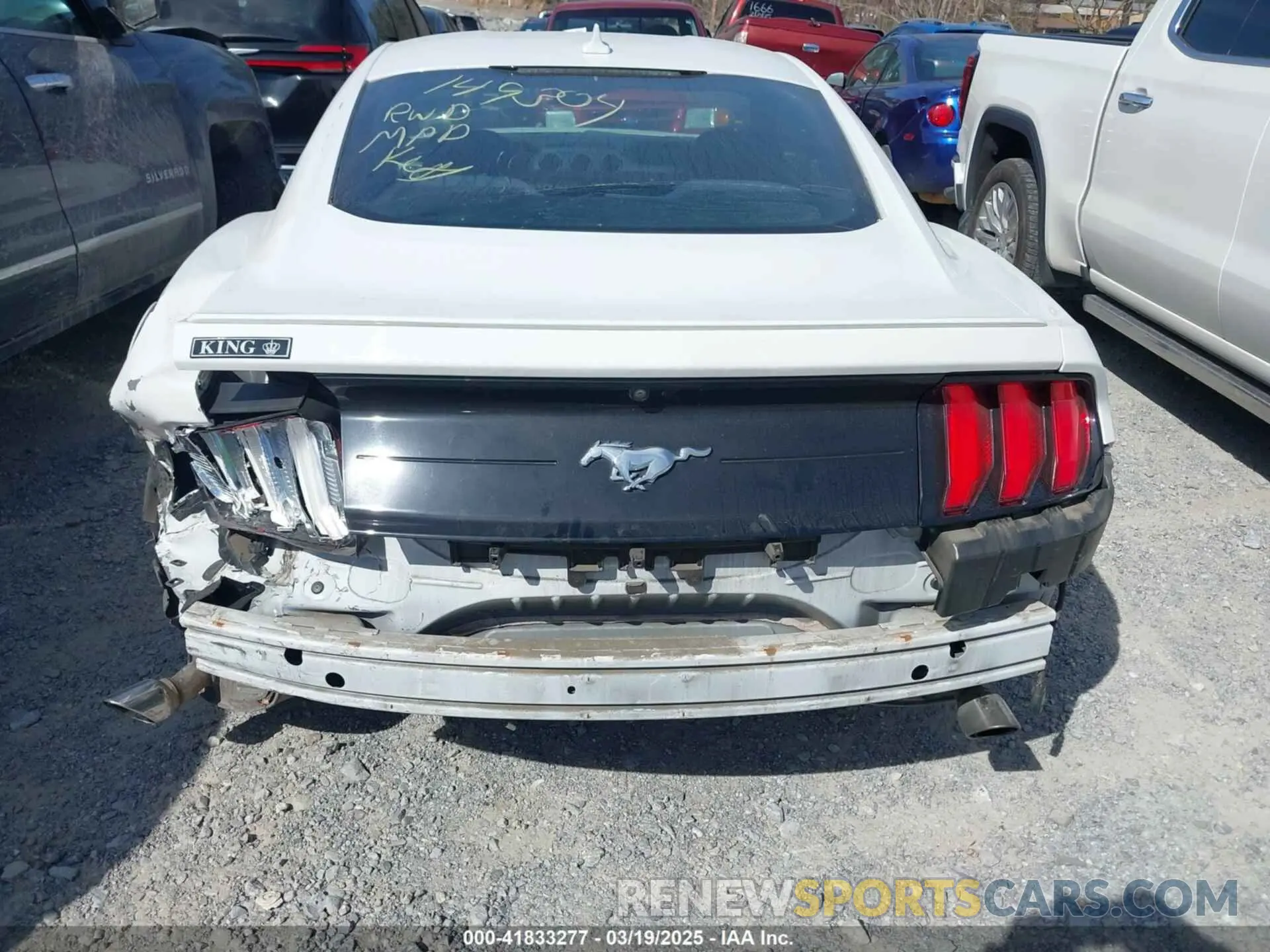 6 Photograph of a damaged car 1FA6P8TH2L5149304 FORD MUSTANG 2020