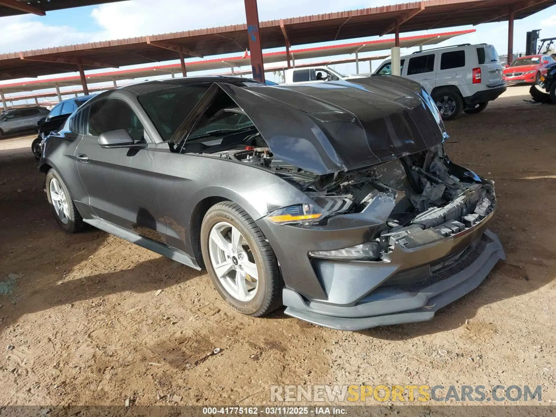 1 Photograph of a damaged car 1FA6P8TH2L5182447 FORD MUSTANG 2020