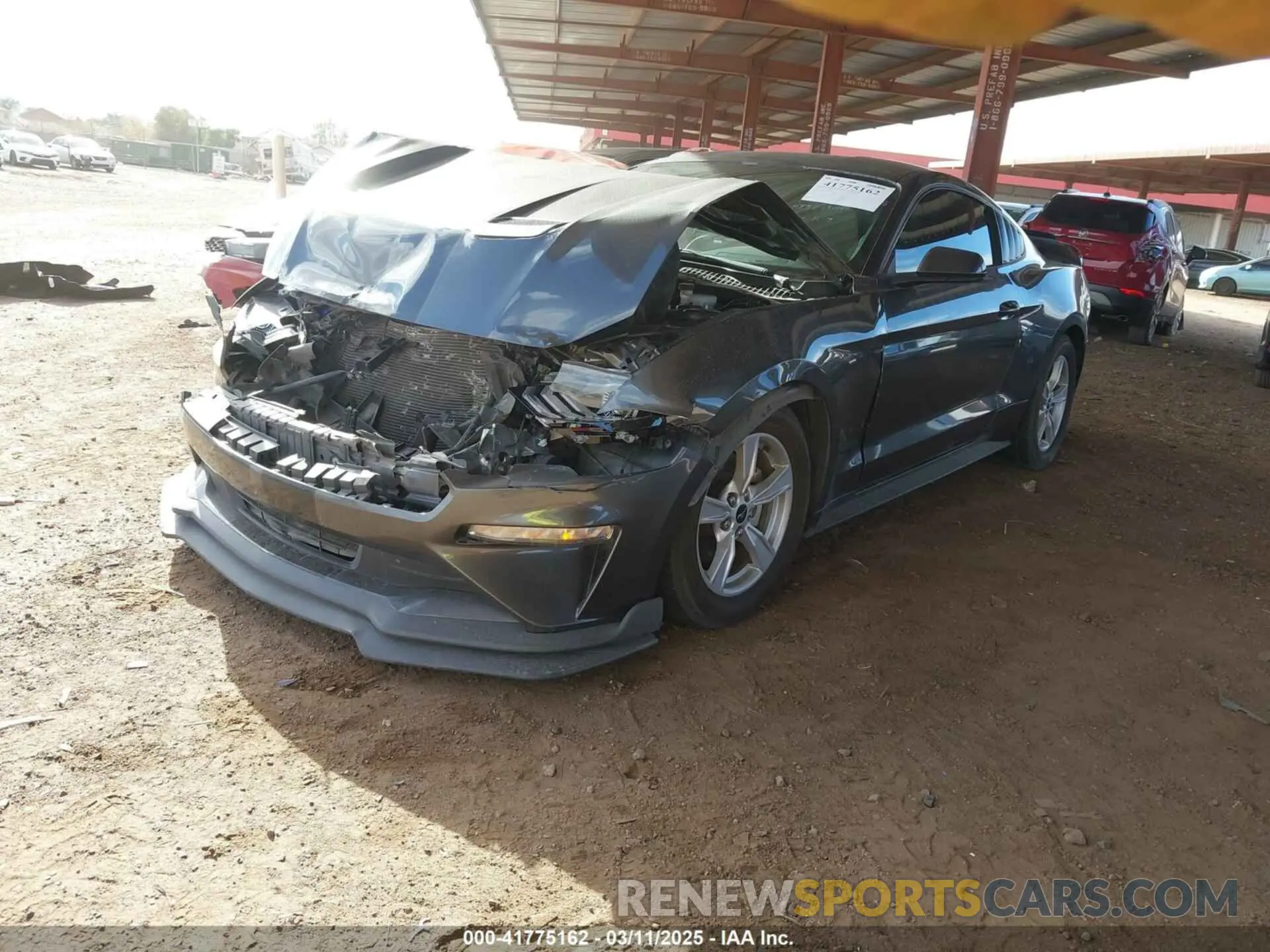 2 Photograph of a damaged car 1FA6P8TH2L5182447 FORD MUSTANG 2020