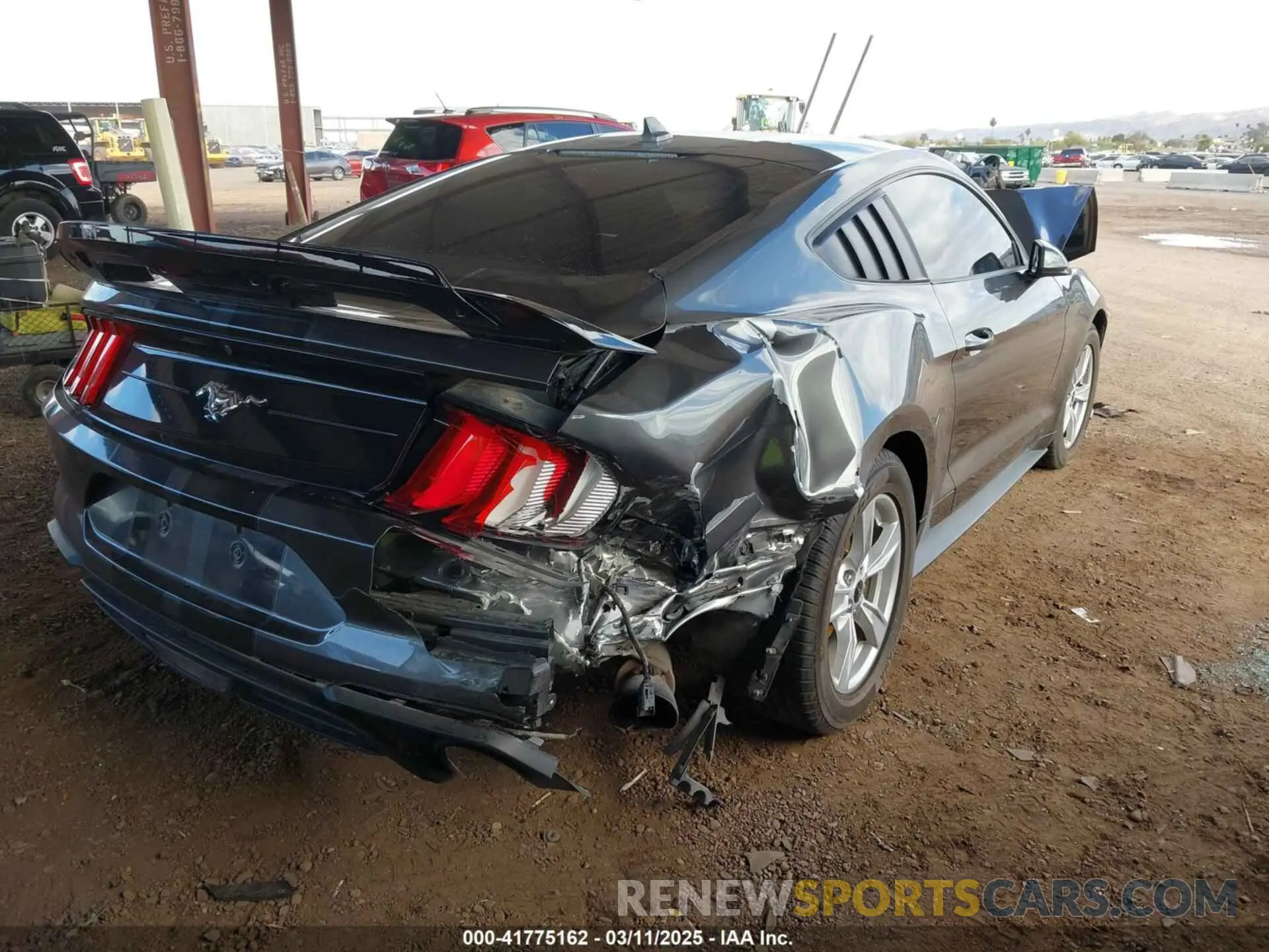4 Photograph of a damaged car 1FA6P8TH2L5182447 FORD MUSTANG 2020