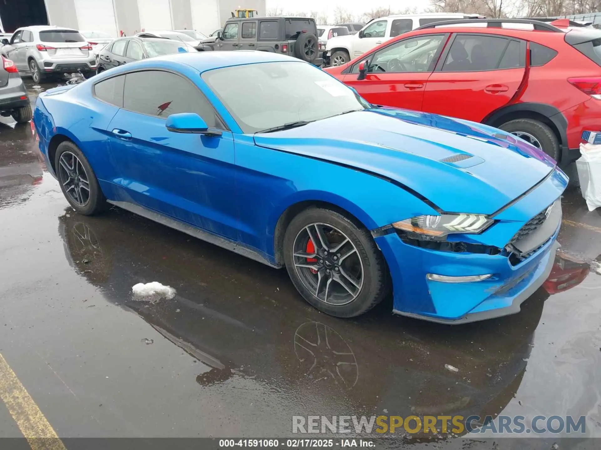 1 Photograph of a damaged car 1FA6P8TH2L5185834 FORD MUSTANG 2020