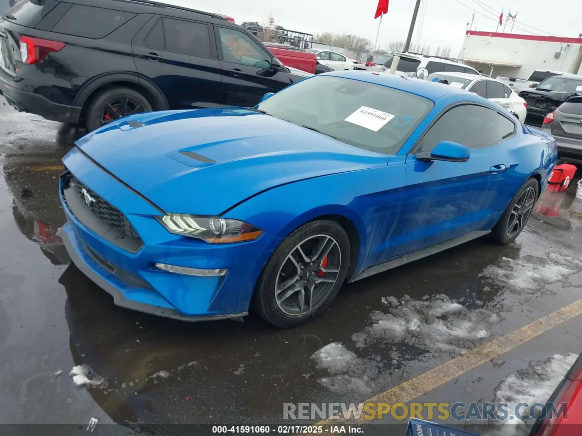 2 Photograph of a damaged car 1FA6P8TH2L5185834 FORD MUSTANG 2020