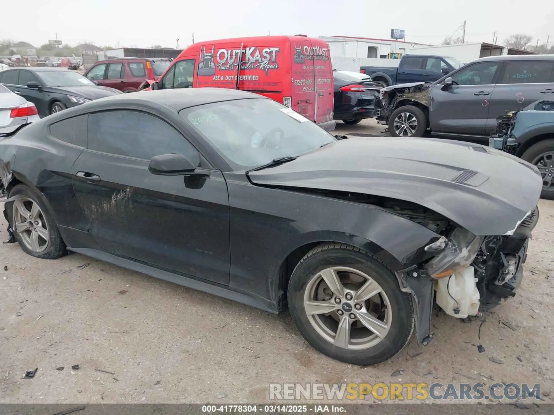 1 Photograph of a damaged car 1FA6P8TH3L5105814 FORD MUSTANG 2020