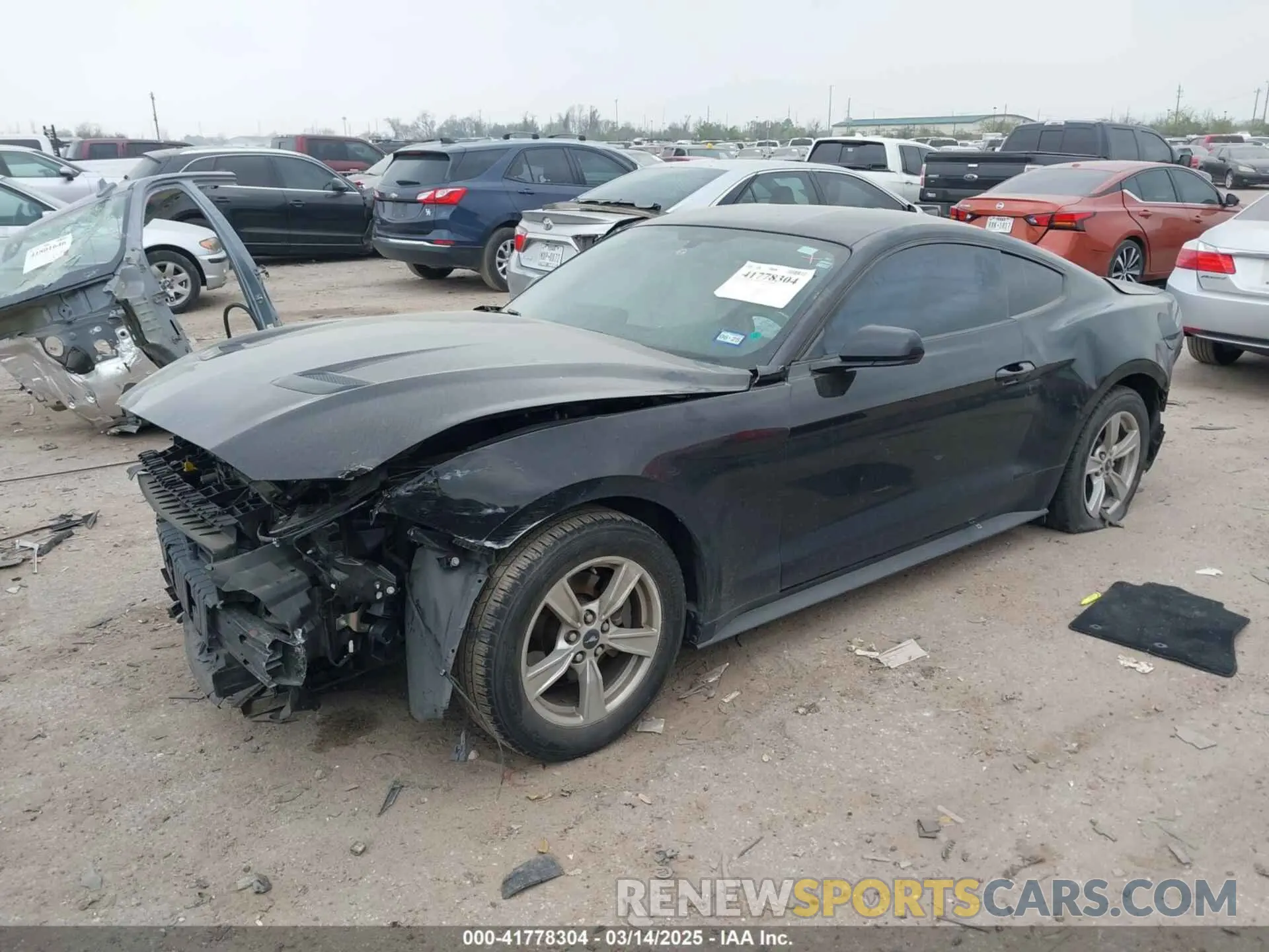 2 Photograph of a damaged car 1FA6P8TH3L5105814 FORD MUSTANG 2020