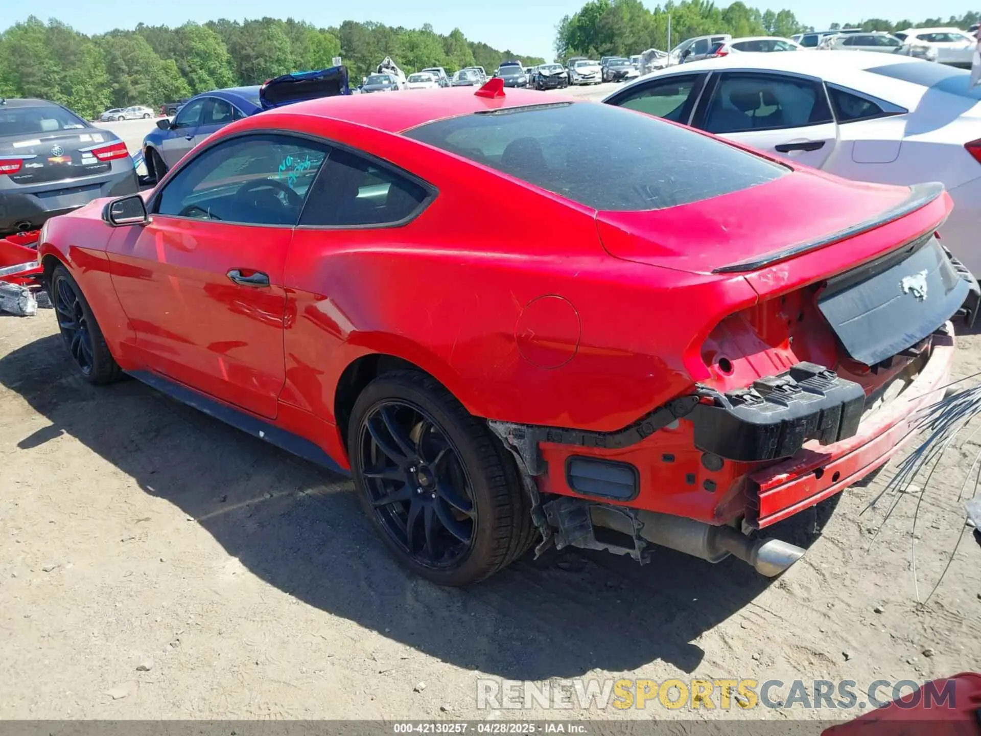 3 Photograph of a damaged car 1FA6P8TH4L5139065 FORD MUSTANG 2020