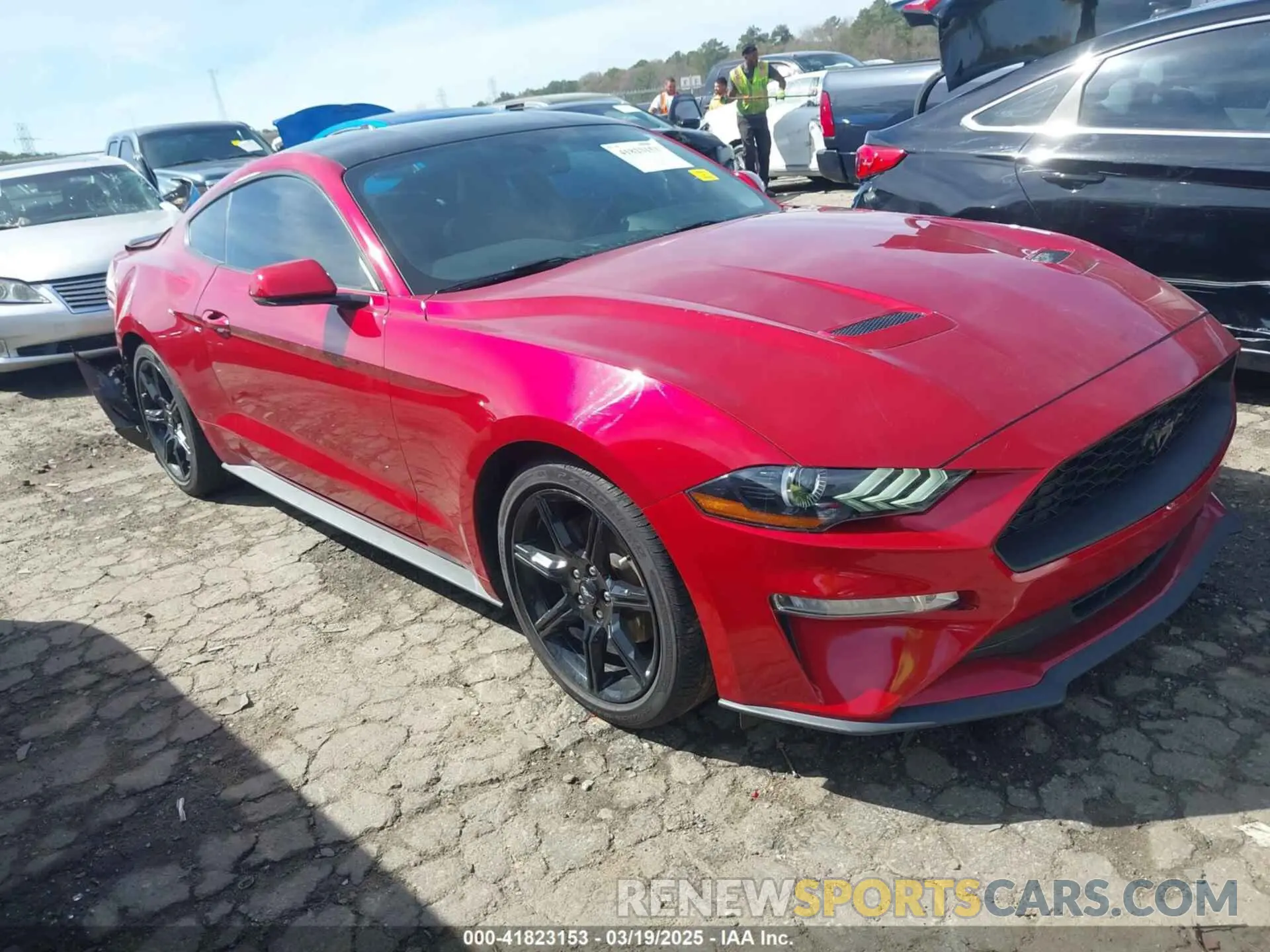 1 Photograph of a damaged car 1FA6P8TH4L5157565 FORD MUSTANG 2020
